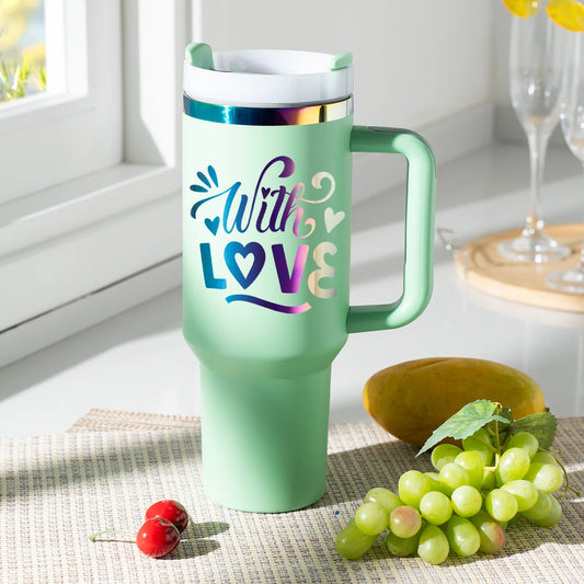 Green Stainless Steel Tumbler (40oz)