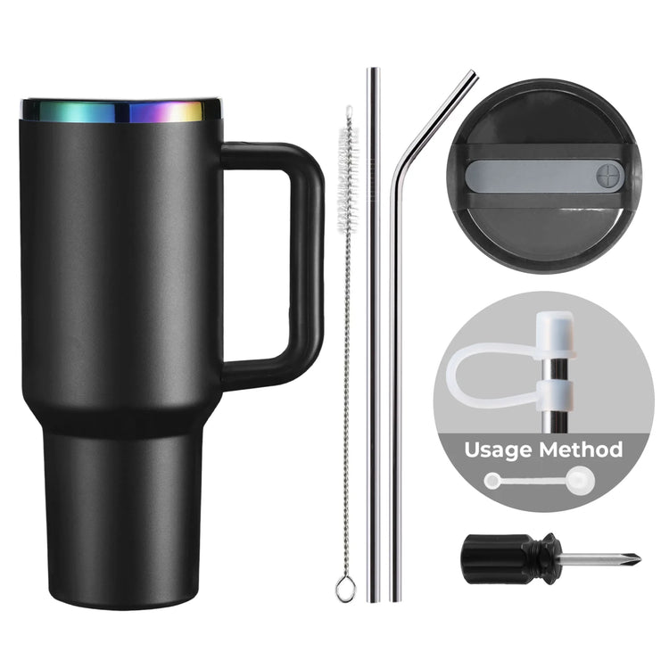 Black Stainless Steel Tumbler (40oz)